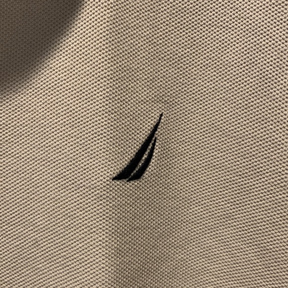 Nautica Performance Deck Shirt Beige XXL - Picture 2 of 5